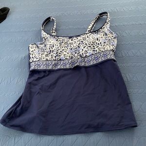 Lands end tankini top like new